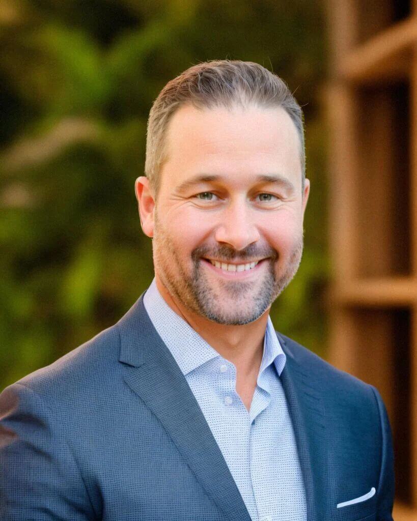 smiling man professional headshot